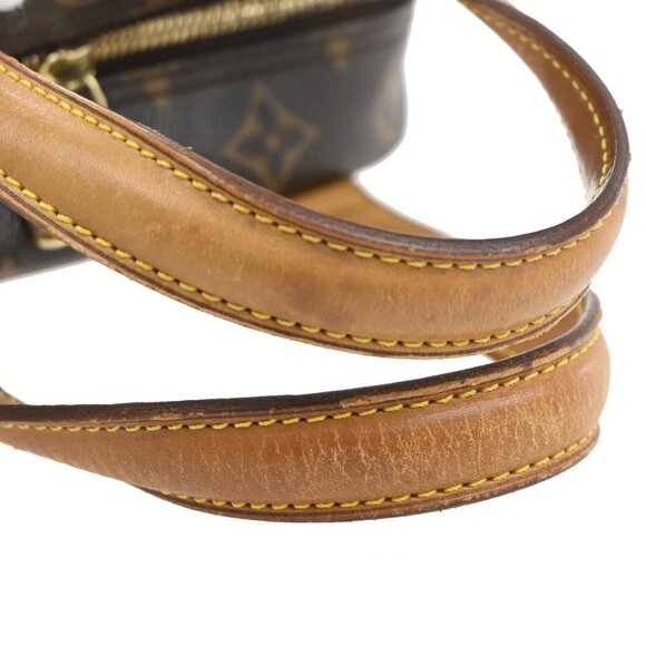 LOUIS VUITTON LV Excentri Cite Hand Bag Monogram Leather Brown main image 4